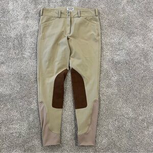 Dover Saddlery Pant Women 28 Tan DS Wellesley Competition Riding Breeches 350732